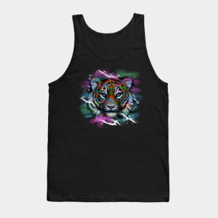 Painted Tiger Tank Top